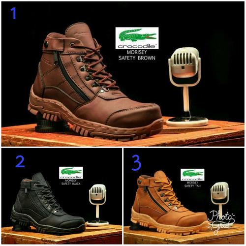 Foto Produk Sepatu Boots Casual Pria Sepatu Crocodile Morisey Sepatu Kerja Keren dari Tevana Shoes Store