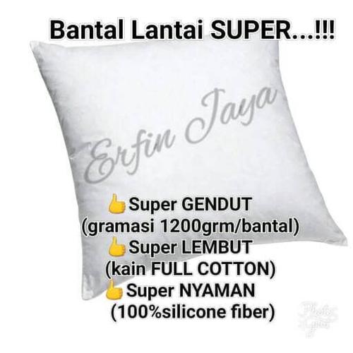 Foto Produk MURAH 2 Bantal Lantai silicon uk 70x70 dari erfin jaya