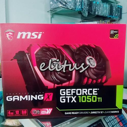 Foto Produk VGA MSI Geforce GTX 1050 TI GAMING X 4GB DDR5 128-bit dari ELITUS GAMING