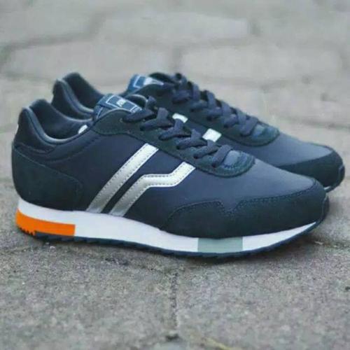 navy casual trainers
