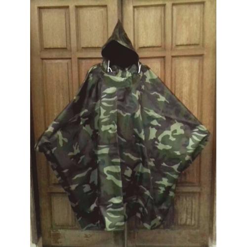 Foto Produk jas hujan motor jubah ponco / pocho loreng army tentara dari wirdi