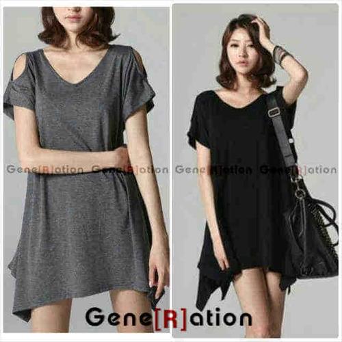 Jual HOLE SHOULDER DRESS (IMPORT 