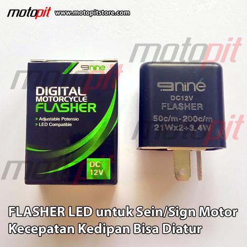 Foto Produk LUMINOS 9NINE Flasher LED untuk Sein Sign Sen Motor Kedip Bisa Diatur dari Motopit