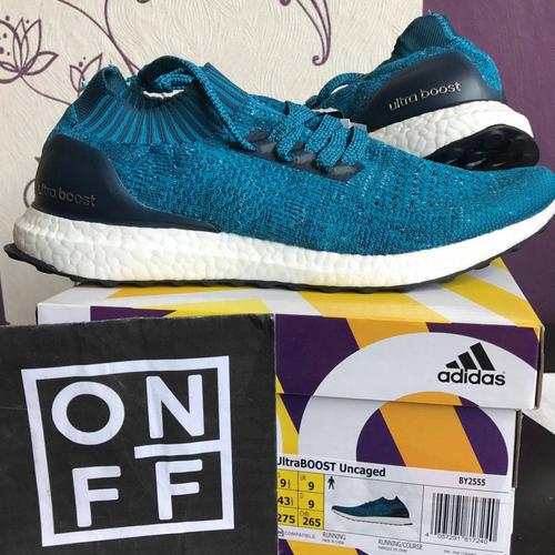 ultra boost uncaged petrol blue