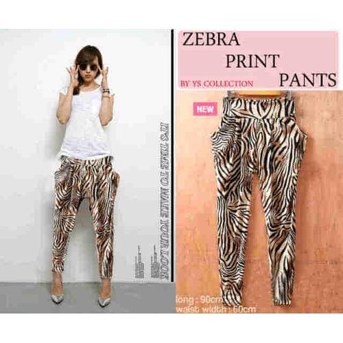 Jual ZEBRA PRINT PANTS G1785 - Kota 