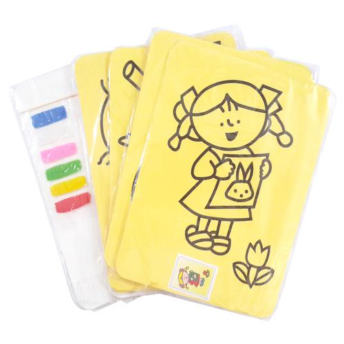 Foto Produk Mainan kertas Mewarnai Dengan Pasir Warna. Mainan Edukasi Edukatif dari Sportsite