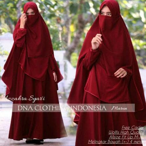 Foto Produk set syari azzahra free cadar ori by DNA dari Rumah Busana A'yun