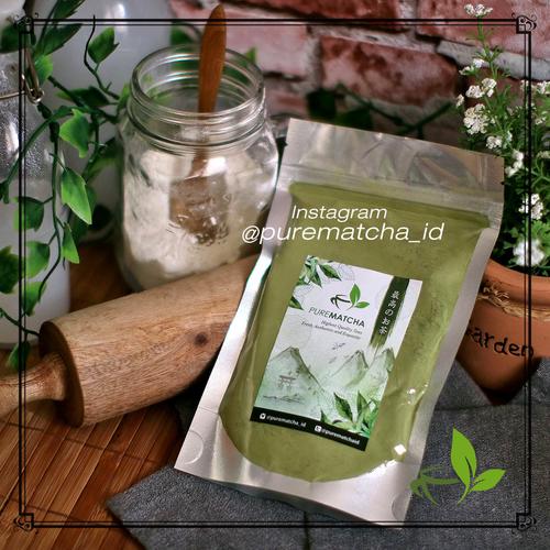 Foto Produk Pure Matcha Greentea Bubuk Powder Green Tea Murni 50gr Reguler dari Pure Matcha