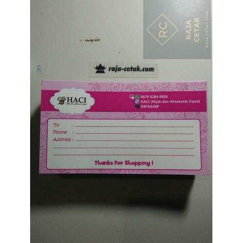 Foto Produk Stiker Kirim untuk Menulis Alamat di Paket Online Shop dari Raja Cetak
