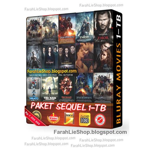 Jual Harddisk Film Bluray Movies 1TB Paket SEQUEL Harddisk