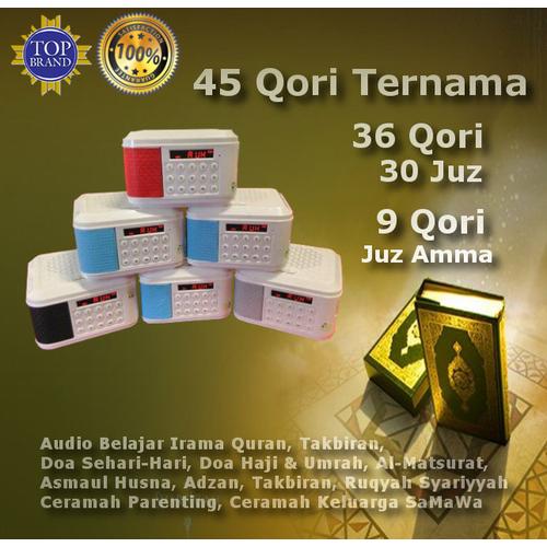 Gambar Speaker Al Quran Murottal 45 Qori Terlengkap dari Dares Shop Kota Bandung Tokopedia