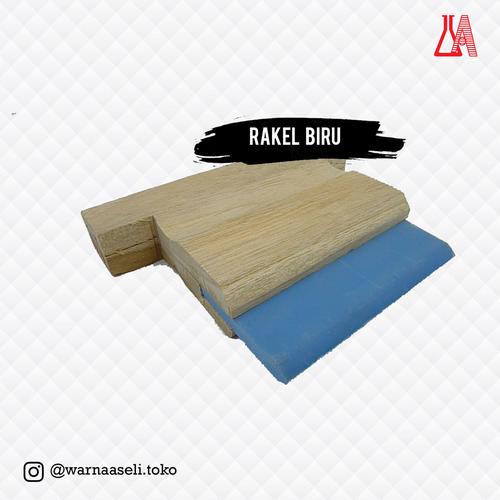 Jual Rakel Biru - Sablon Manual - Kota Bandung - Warna Aseli Toko ...