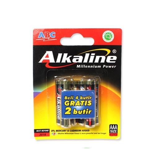 Gambar Baterai ABC ALKALINE AAA/A3- 6Pcs | BATTERY ABC ALKALINE dari Atk Kaki5 Jakarta Utara Tokopedia