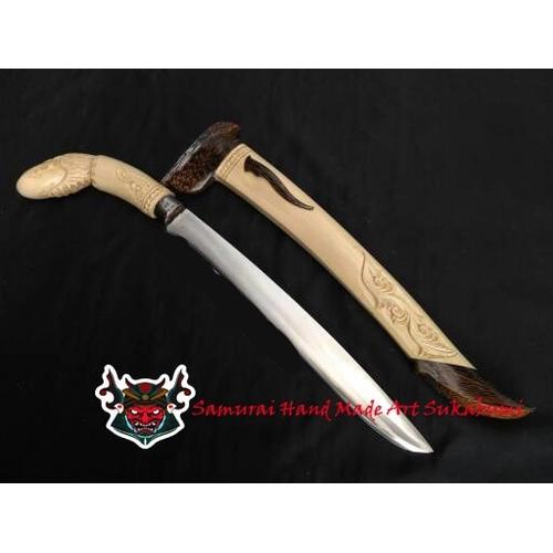 Foto Produk Pisau Badik Ukir Loka JKLD1304 dari samurai lokal sukabumi