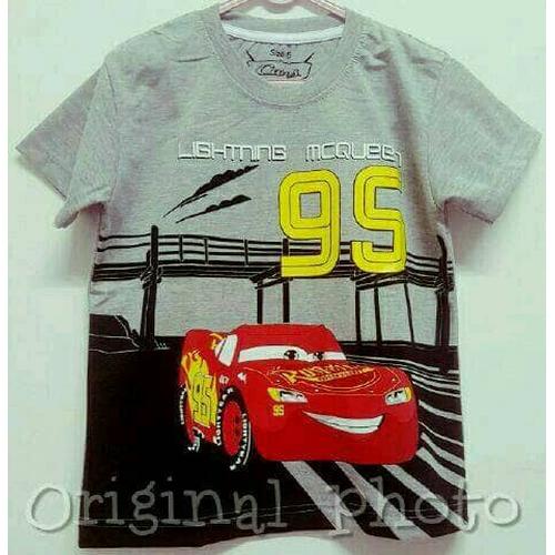 Foto Produk KAOS ANAK SIZE 7-10 CARS MCQUEEN GREY | KAOS KARAKTER ANAK LAKI MOBIL - SIZE 9 dari MAYA FINKA KAOS KARAKTER