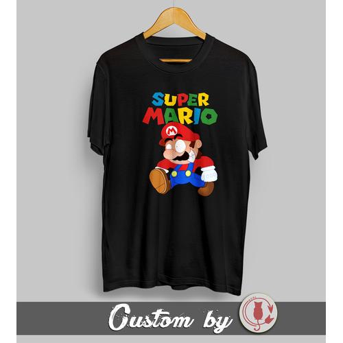 Jual Baju Kaos Kartun Super mario bros 