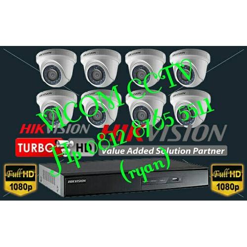 Gambar PAKET CCTV HIKVISION TURBO HD 8CH 2MP dari VICOM CCTV Jakarta Barat Tokopedia