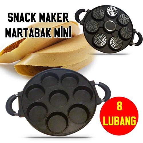 Foto Produk Cetakan Kue 8 Lubang Datar / Snack Maker Martabak Mini 8 Holes Murah dari Fleurie Store