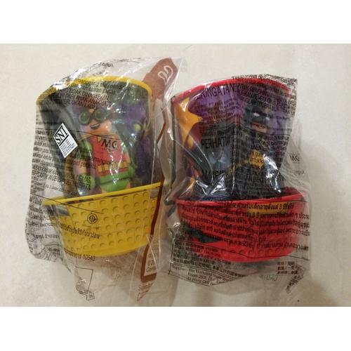 Gambar Happy Meal the Lego Batman Movie, Batman and Robin Cup dari Radish Toys undefined Tokopedia