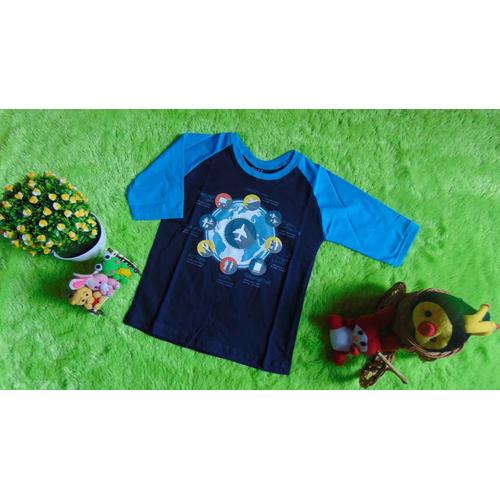Foto Produk kaos raglan anak 3-4th motif Airport Navy dari KembarShop1