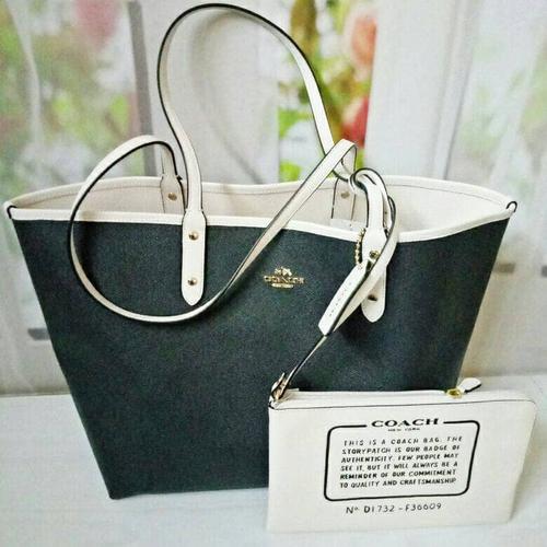 leather reversible tote