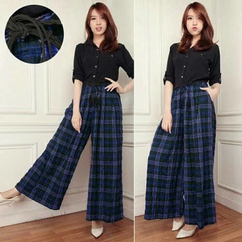 Jual Pant long kulot square ikat - Kota 