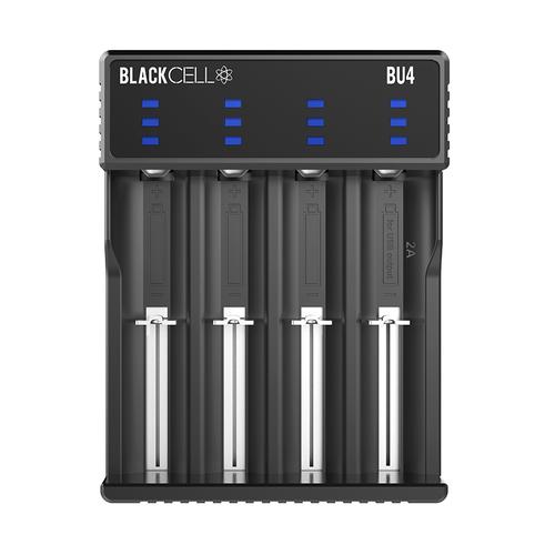 Gambar USB battery charger Blackcell BU4 4 slot smart 18650 battery charger dari VapeOi Jakarta Pusat Tokopedia