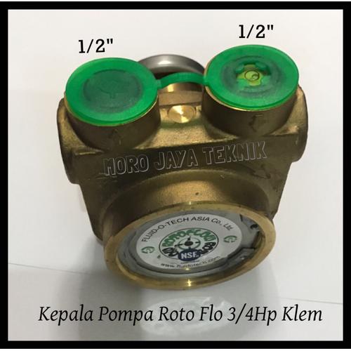 Jual Pompa RO Rotoflow 240 GPH 3/4 HP Kepala Pompa Mesin Booster ...