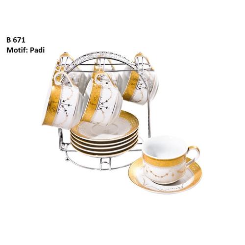 Foto Produk Cangkir set Vizenza / Tea set / Cup and saucer Vicenza B671 dari Toko Continental