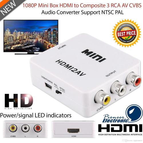 Foto Produk HDMI to AV RCA converter adapter dari Mix acc88