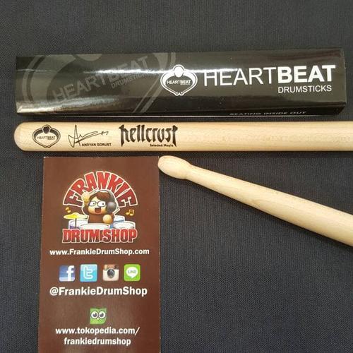 Foto Produk HeartBeat HBGRSTHM - Andyan Gorust HellCrust Signature Maple StickDrum dari FrankieDrumShop
