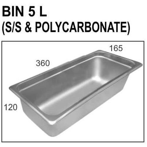 Foto Produk Bin Ice Cream Stainless Steel Kapasitas 5 Liter dari MALAKA TEKNIK