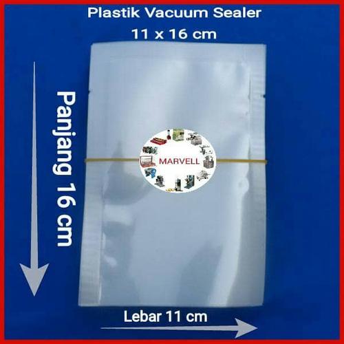 Foto Produk Plastik Vacuum 11x16 cm, Vacum Bag Plastic Vakum Sealer 100 lembar dari marvell