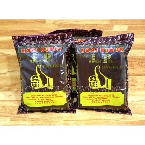 Foto Produk Kopi bubuk Cap Jempol Unggul (JP) Asli Lampung 250g dari chintachink
