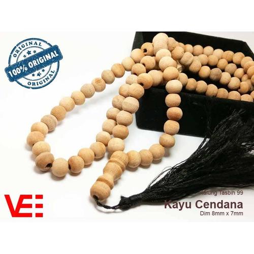 Foto Produk VeE Kalung Tasbih Terapi Kayu Cendana Timor Wangi Asli - 99 Butir dari Vee Jewelry