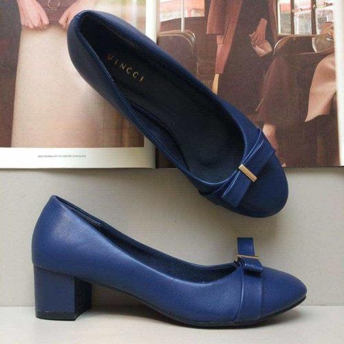 SALE VNC BLOCK HEELS SHOES ORIGINAL 