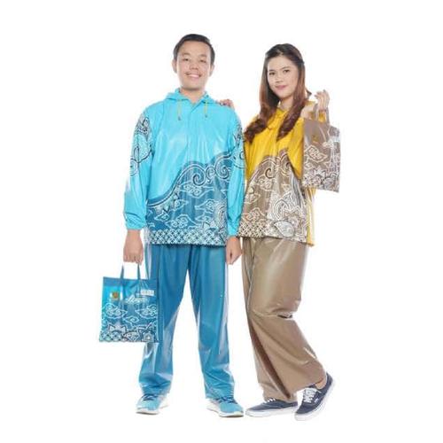 Promo Jas Hujan Setelan Batik 68285 Tiger Head. Stelan Jaket Motor