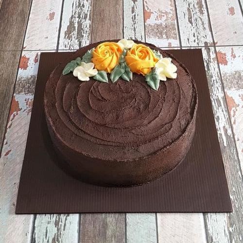 Jual Kue Ulang Tahun Custom Karakter Bandung Chocolate Fudge 16 cm