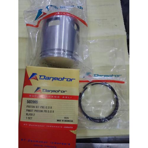 Jual piston / seher kit vespa PX , excel original DANMOTOR Kab