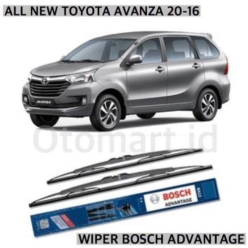 Foto Produk WIPER BOSCH ADVANTAGE - TOYOTA ALL NEW AVANZA 20-16 CLASSIC - 2004-2012 dari Otomart Indonesia
