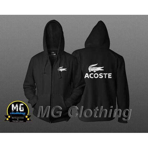 Sweater Hoodie Zipper Lacoste MG 