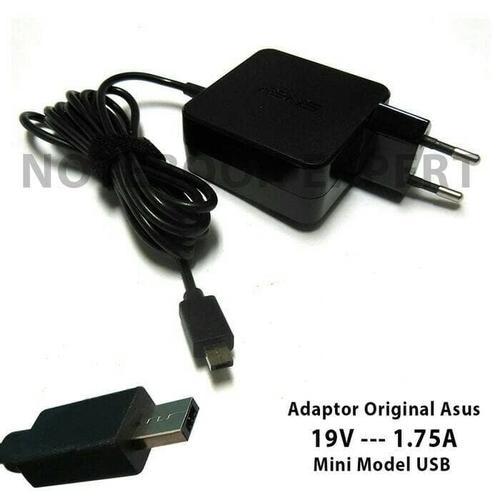Foto Produk ORIGINAL adaptor charger Asus 19v-1.75A MINI USB EEEBOOK X205T X205TA dari scriptechnology