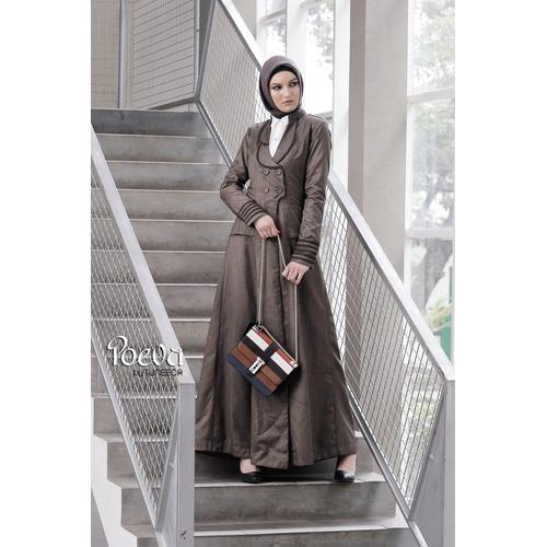 Foto Produk BAJU KERJA MUSLIMAH - POEVA COAT PV-0217009 XS_XL - ORIGINAL BRANDED dari NNF COLLECTION