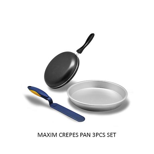 Foto Produk Maxim Crepes Pan Wajan Teflon Set 3 buah Crepes Maker dari Maxim Official Store