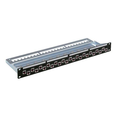 Foto Produk R&M R514693 19" 1U Patch Panel 24xRJ45/s, Cat.6A ISO, black dari AdisatyaCom