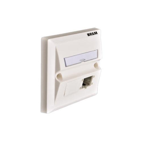 Foto Produk R&M R795068 BS Faceplate 2x1-Port, pure white dari AdisatyaCom