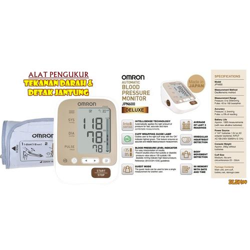 Foto Produk ELEK04 OMRON AUTOMATIC BLOOD PRESSURE MONITOR JPN600 dari Liana Baby