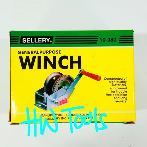 Foto Produk HAND WINCH / BOAT WINCH / KEREKAN KATROL 1200 LBS SELLERY 10-080 dari HW Tools Jkt