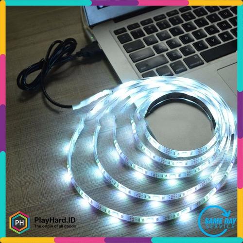 Gambar Mood Light Led Strip 5050 RGB 1M with USB Controller dari playhardid undefined Tokopedia