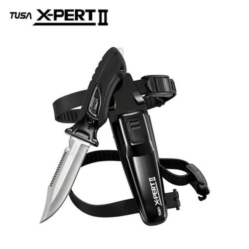 Jual Tusa Knife XPert Blunt Tip Blade FK910 BK Lancip Alat Selam